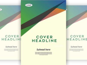 Green Abstract Flyer Cover