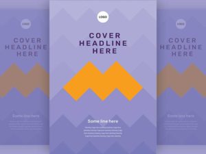 Purple Pattern Cover Template