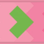 Pink Green Arrow Graphics