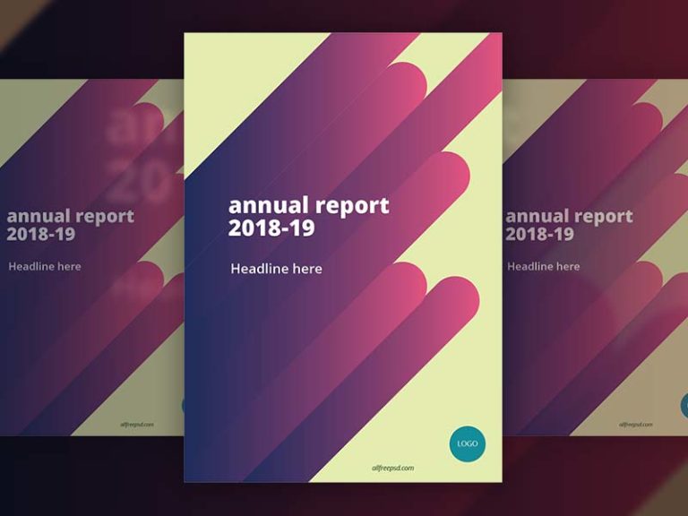 Download Annual Report Cover - Free psd and graphic designs