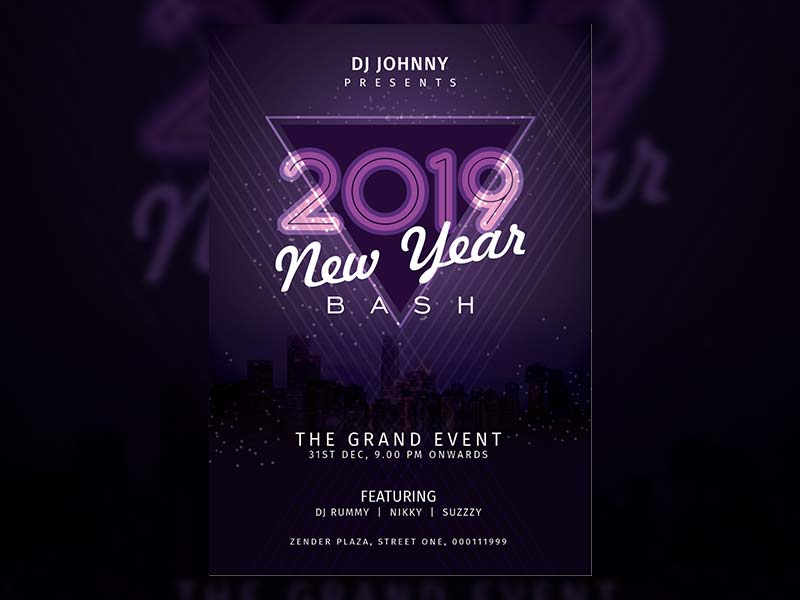 New Year Celebration Poster