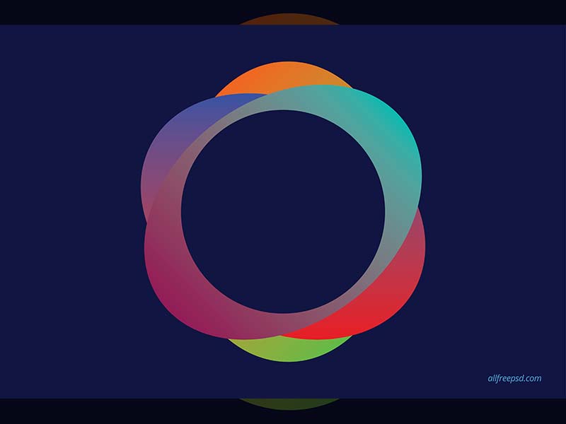 colorful circle background