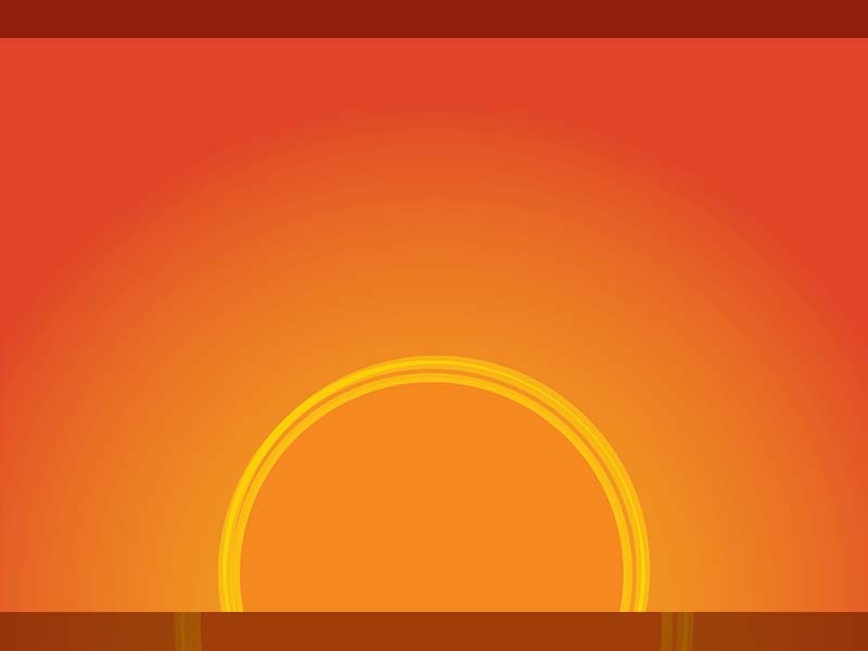 Sun orange Gradient Background