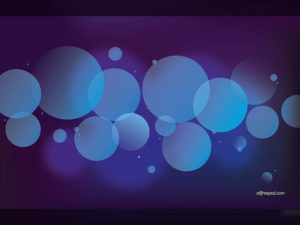 Blue Circle Abstract Background