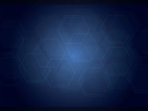 Blue Hexagon Pattern