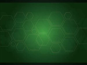 Green Hexagon Pattern