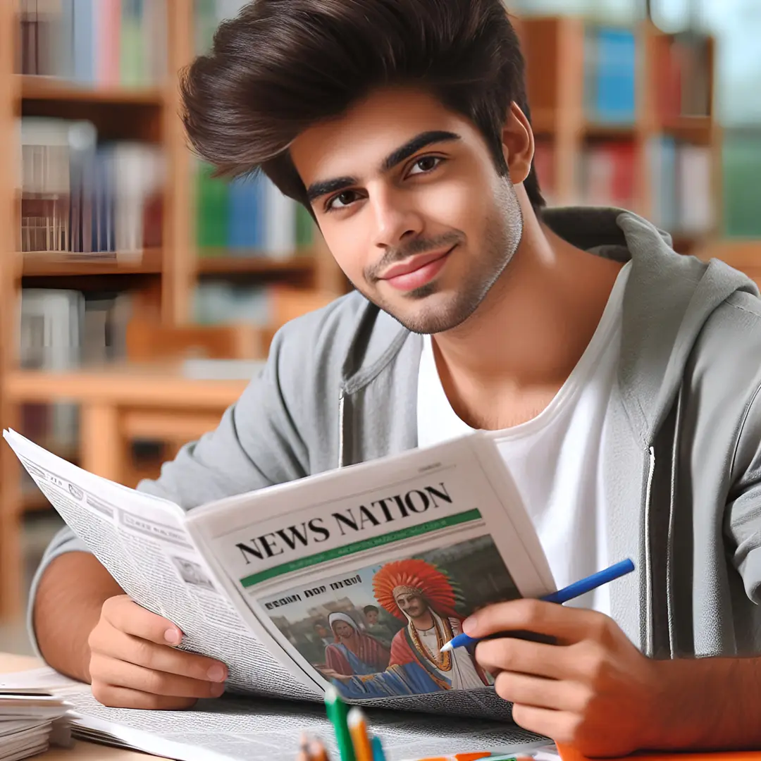 young-indian-man-holding-newspaper