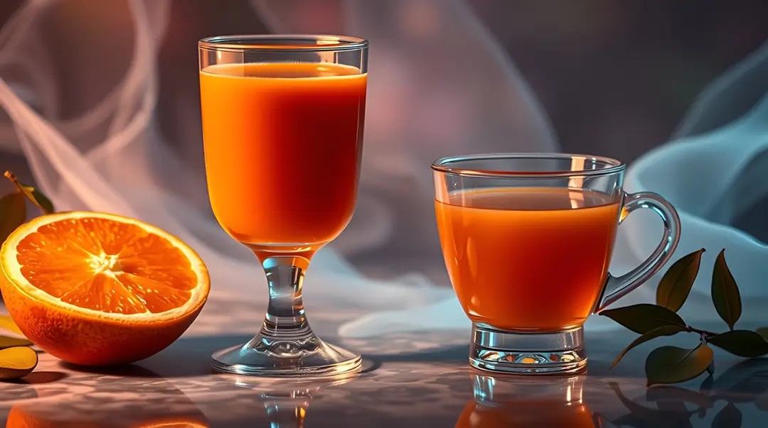 a-glass-and-cup-of-orange-juice