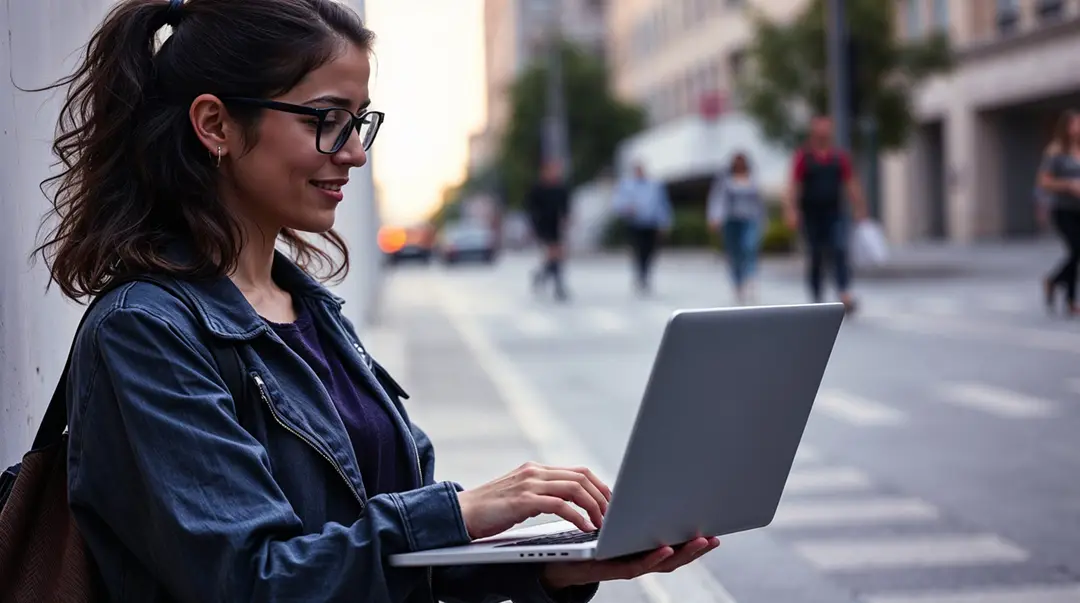 using-a-laptop-in-a-city-street