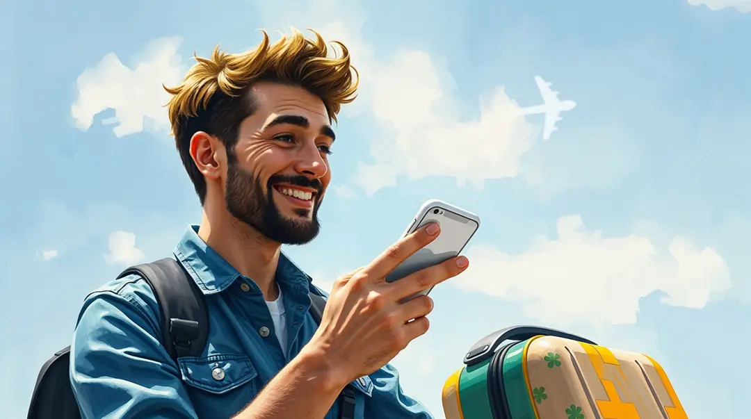 happy-traveler-using-a-smartphone