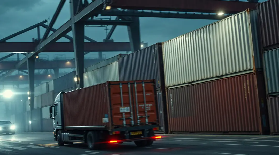 a-cargo-truck-with-shipping-containers