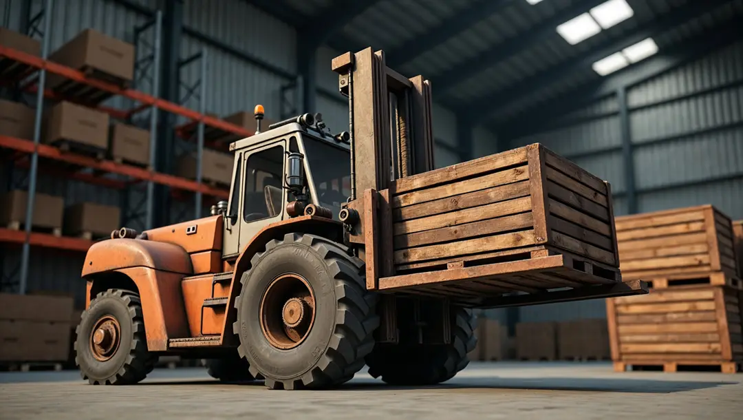 a-forklift-transporting-a-wooden-crate