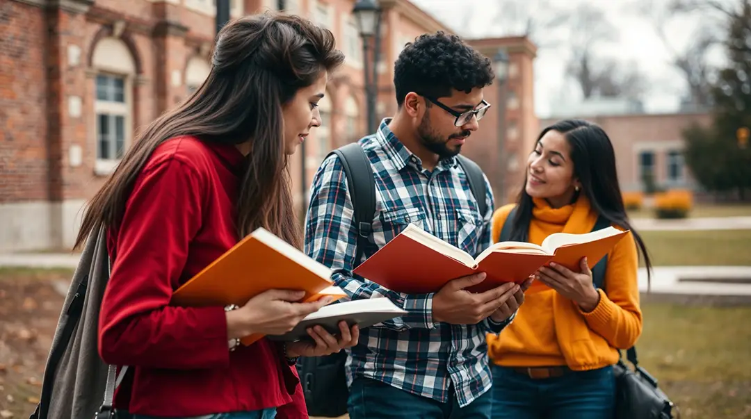 college-students-discussing-studies-on-campus