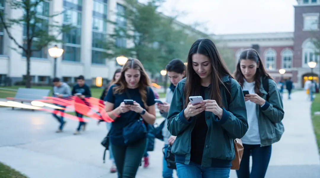 college-students-engrossed-in-smartphones