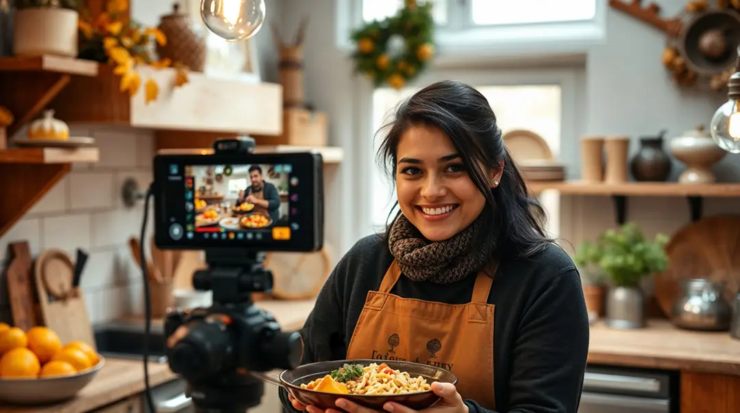 food-vlogger-presenting-homemade-food