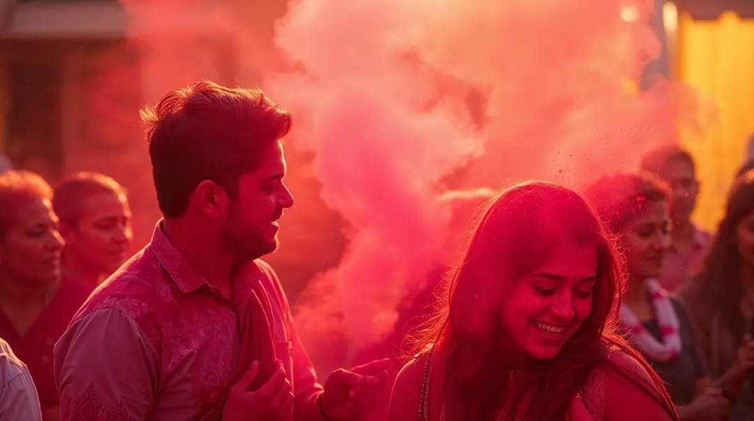 joyful-indian-couple-celebrating-holi