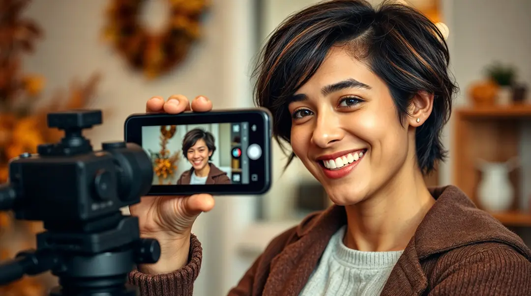smiling-female-content-creator