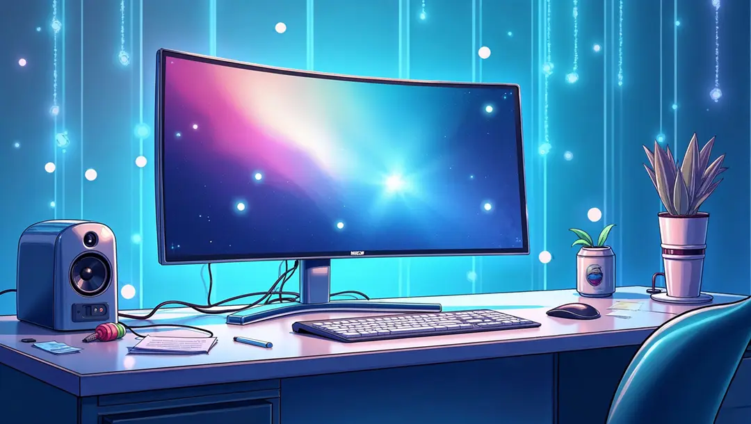 stylized-workspace-with-a-curved-monitor