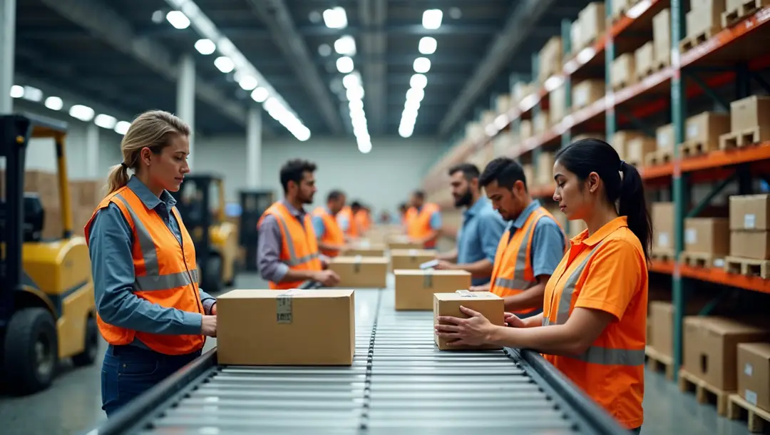warehouse-workers-sorting-packages