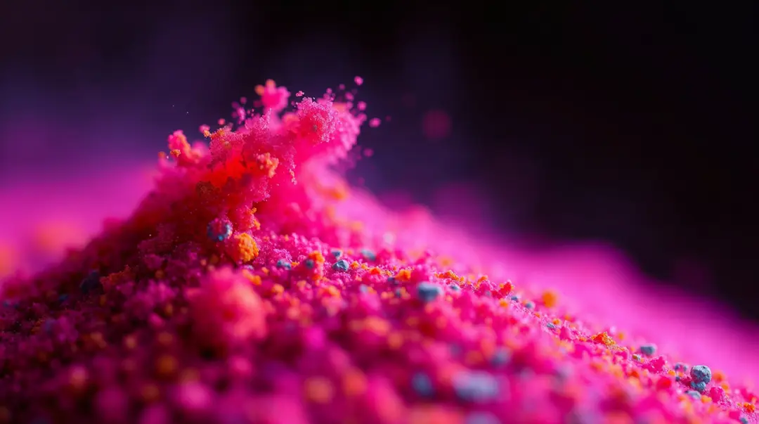 macro-shot-of-colorful-pink-gulal