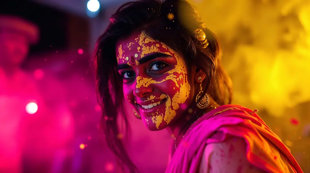 woman-with-holi-colors-on-her-face