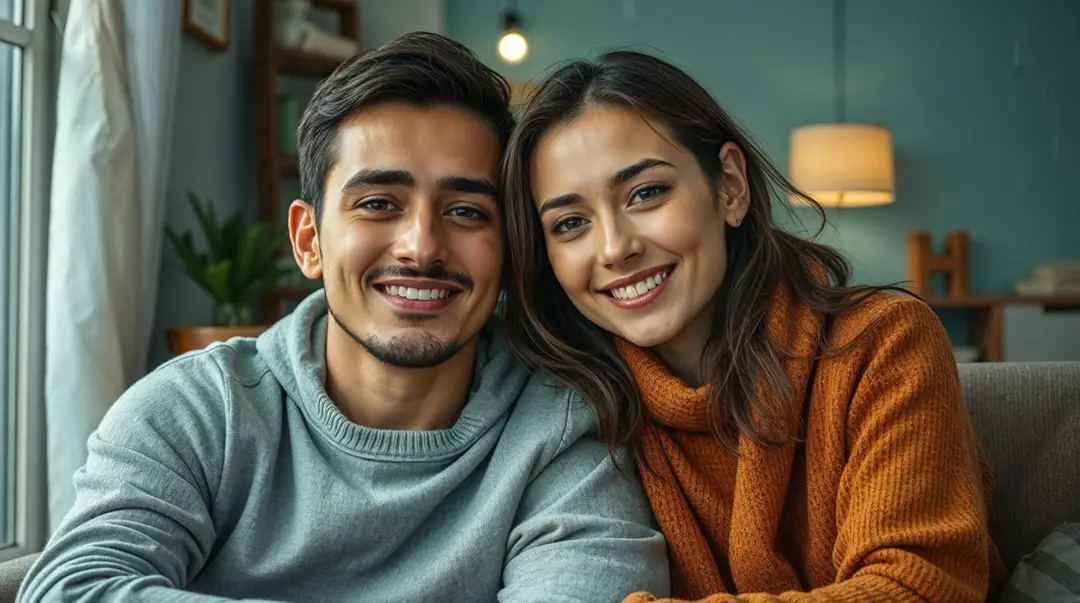 smiling-couple-sitting-together-indoors