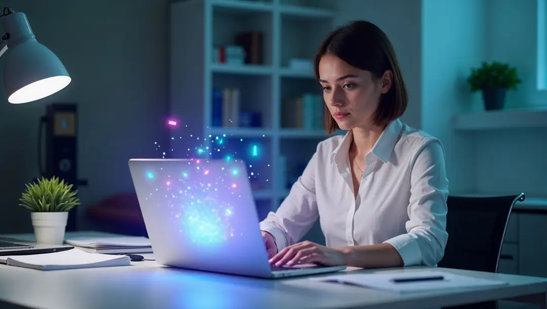 woman-on-laptop-with-glowing-digital-effects