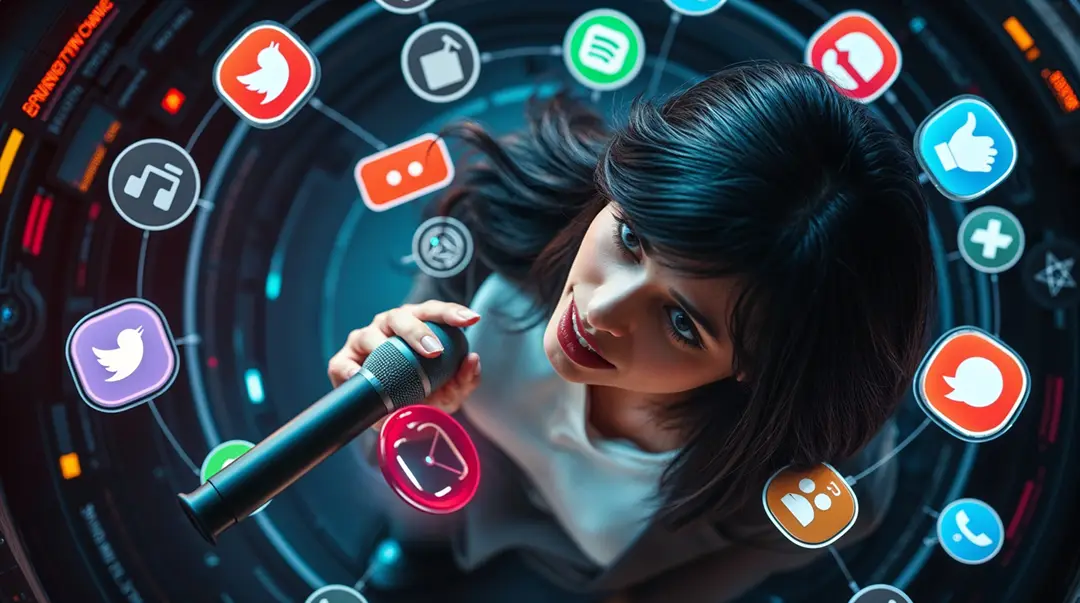 woman-with-microphone-surrounded-by-icons