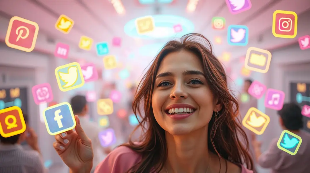 young-woman-surrounded-by-floating-icons