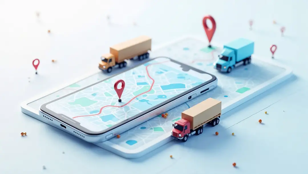 3d-image-of-trucks-on-mobile-maps