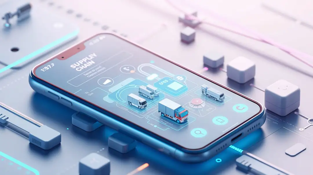3d-visual-of-a-smartphone-with-supply-chain