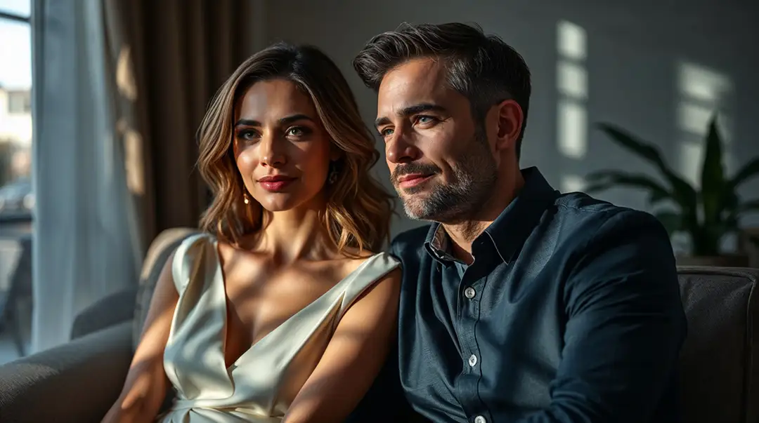 elegant-couple-sitting-on-a-couch