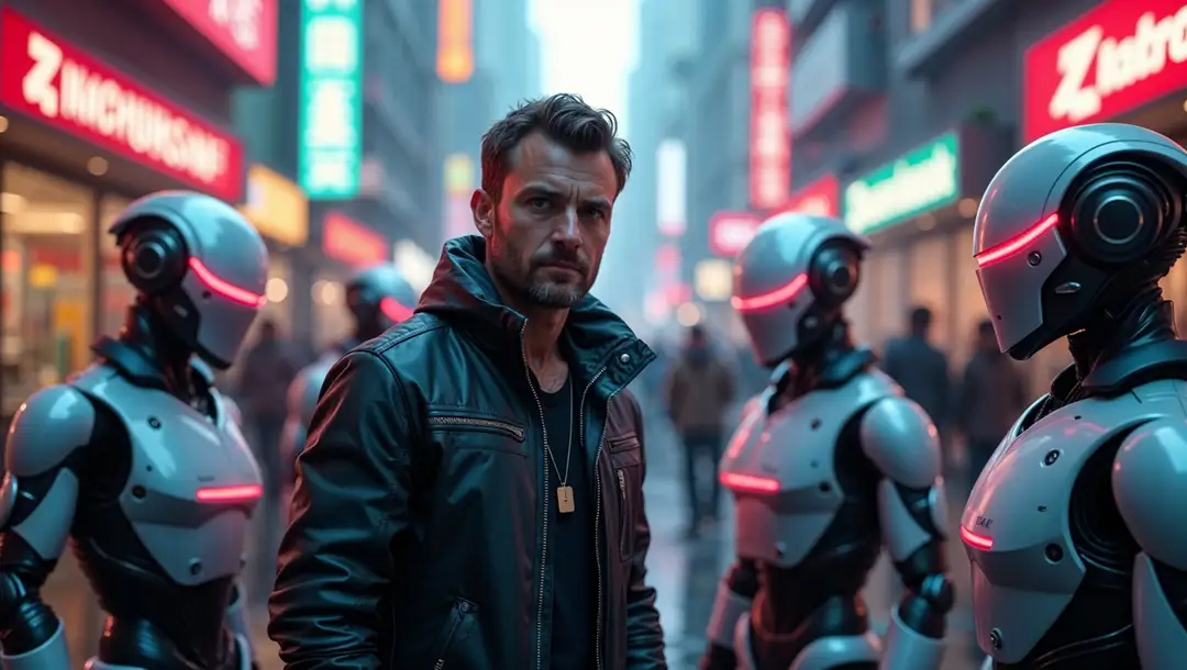 futuristic-man-with-robots