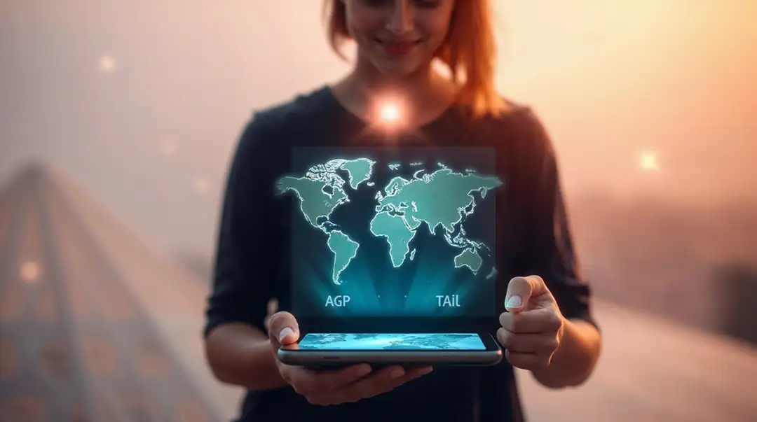 tablet-with-a-holographic-world-map