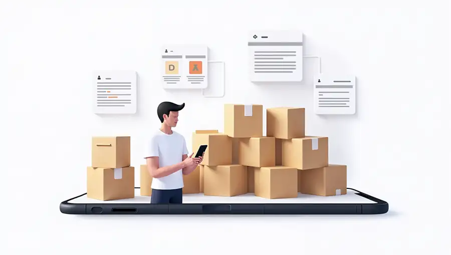 a-man-tracks-parcel-inventory