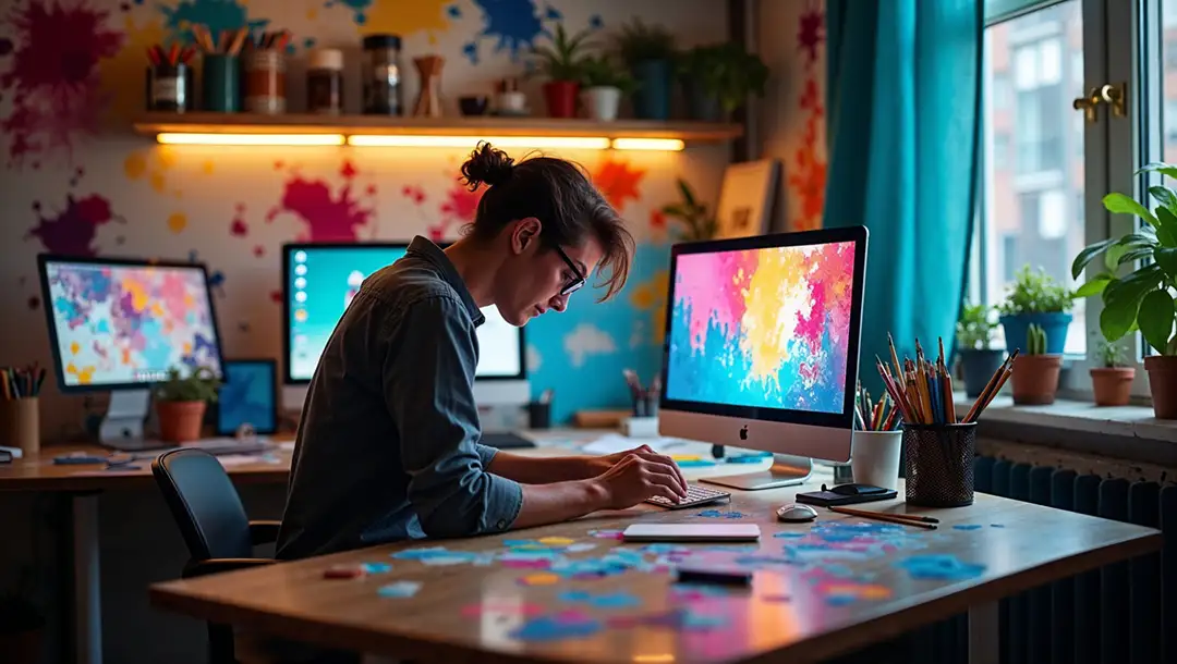 creative-graphic-designer-working