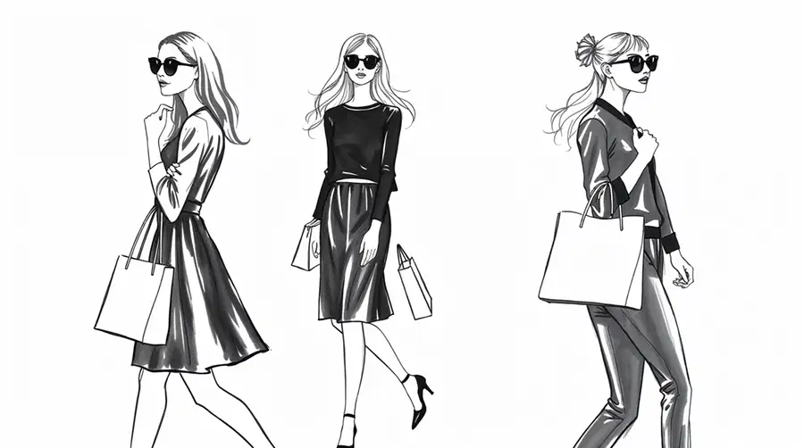 fashion-sketch-of-three-women-in-trendy-outfits