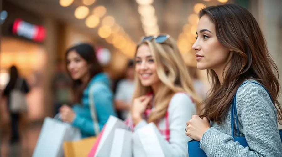 fashionable-women-shopping