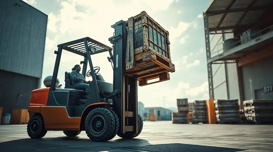forklift-operator-moving-a-wooden-crate