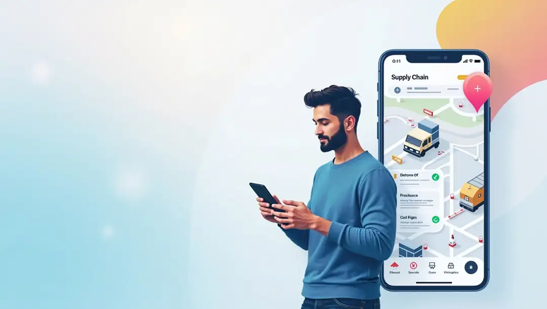 man-using-mobile-supply-chain-app