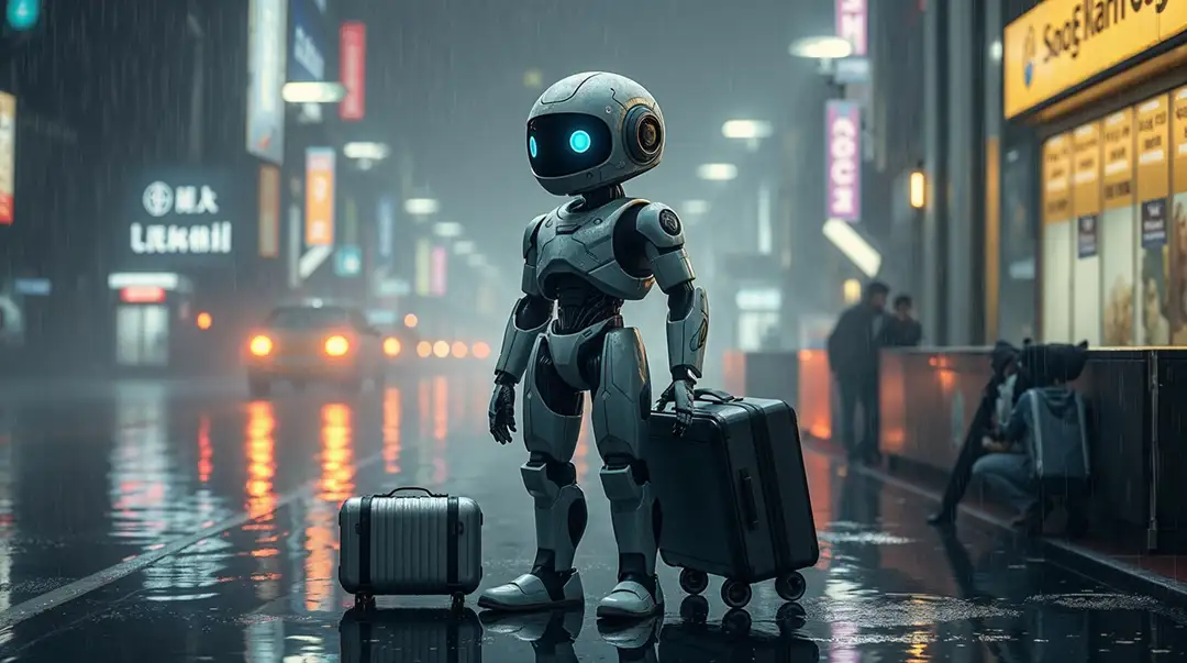 robot-traveler-with-suitcases