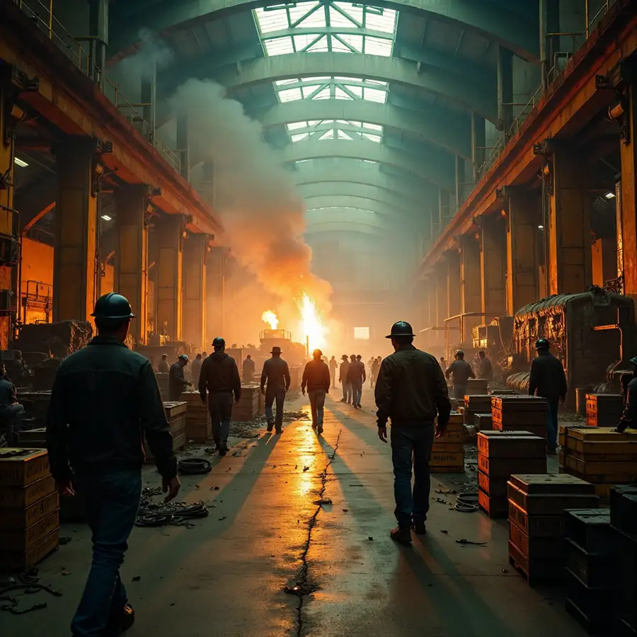 steel-factory-workers-in-protective-gear