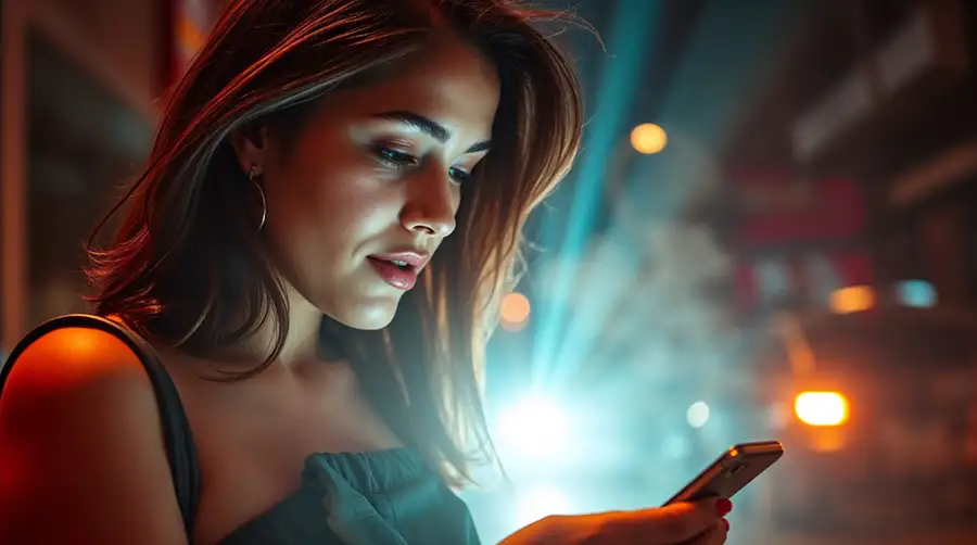 stylish-young-woman-using-smartphone