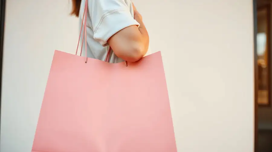 woman-holding-a-pink-shopping-bag