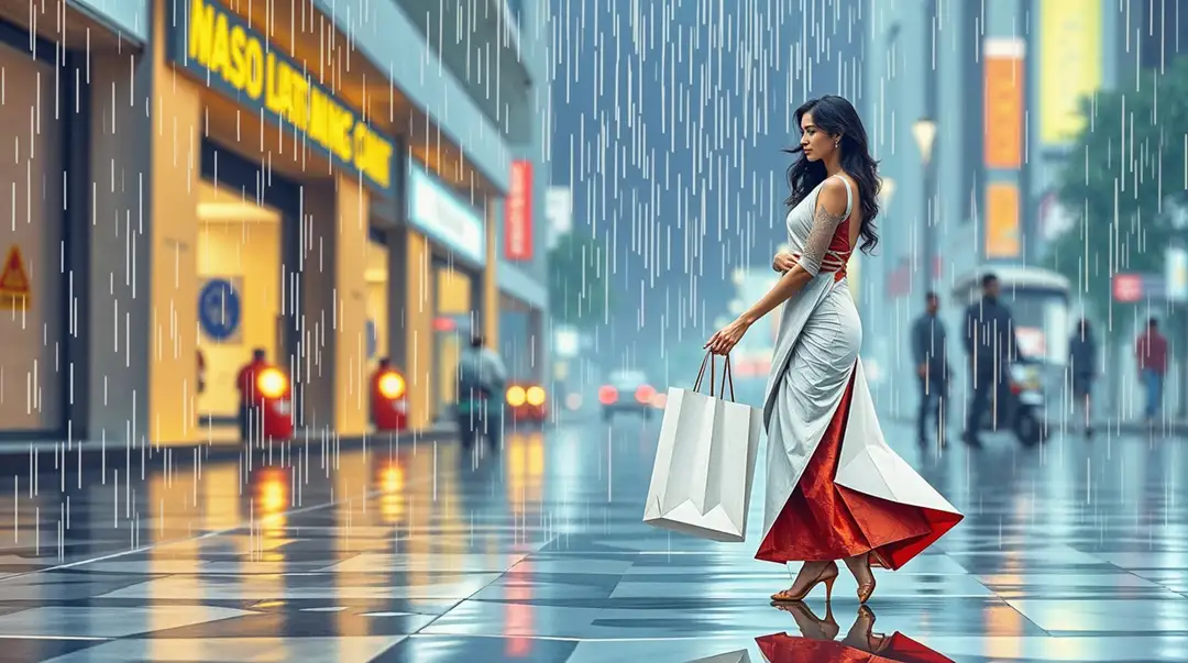 woman-shopping-in-the-rain