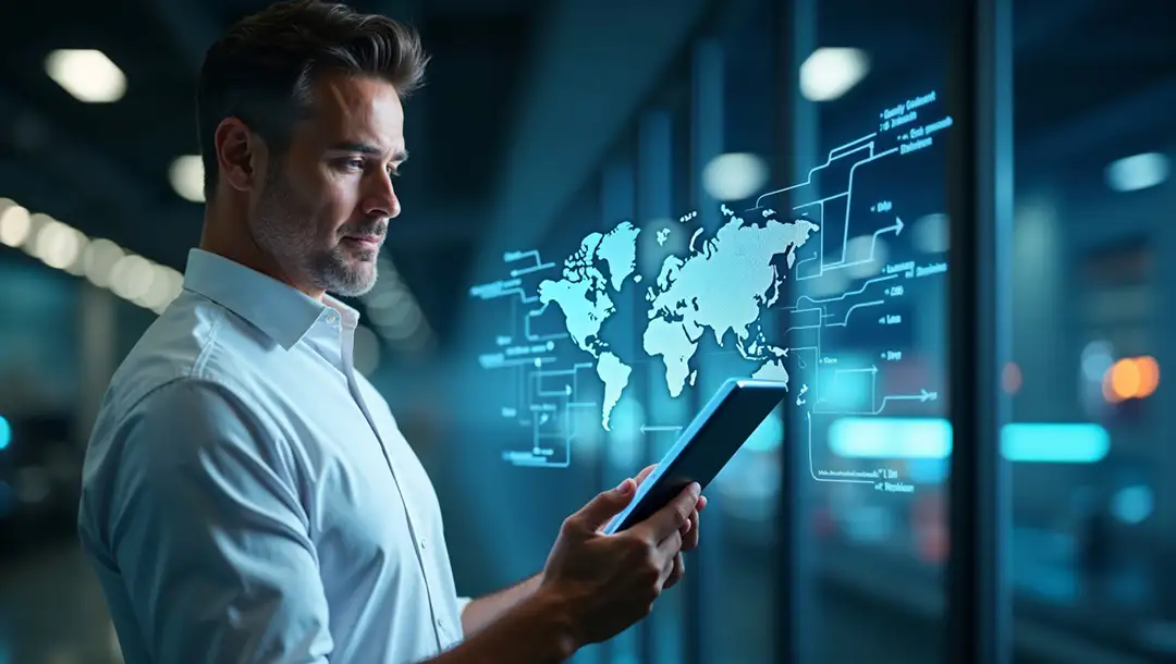 global-data-on-a-digital-world-map