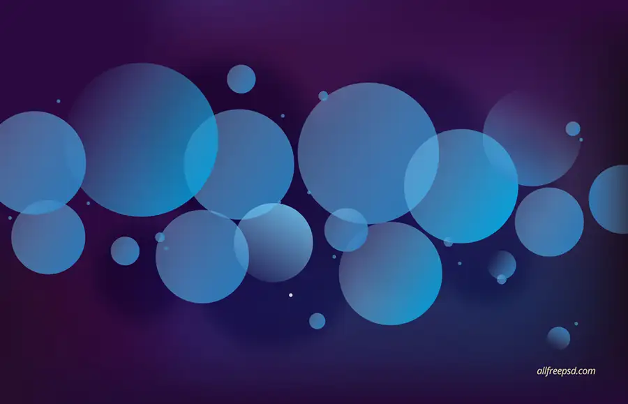 blue-circle-purple-background