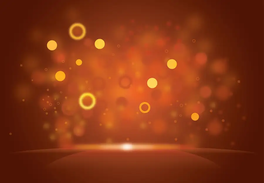 bright-orange-bokeh-background