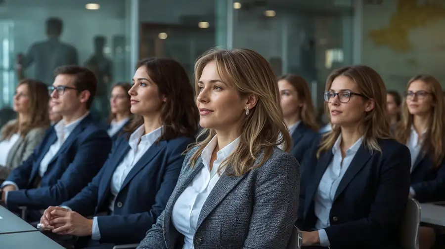 business-professionals-attending-seminar