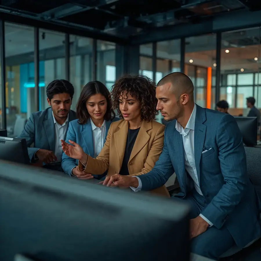 business-team-working-together